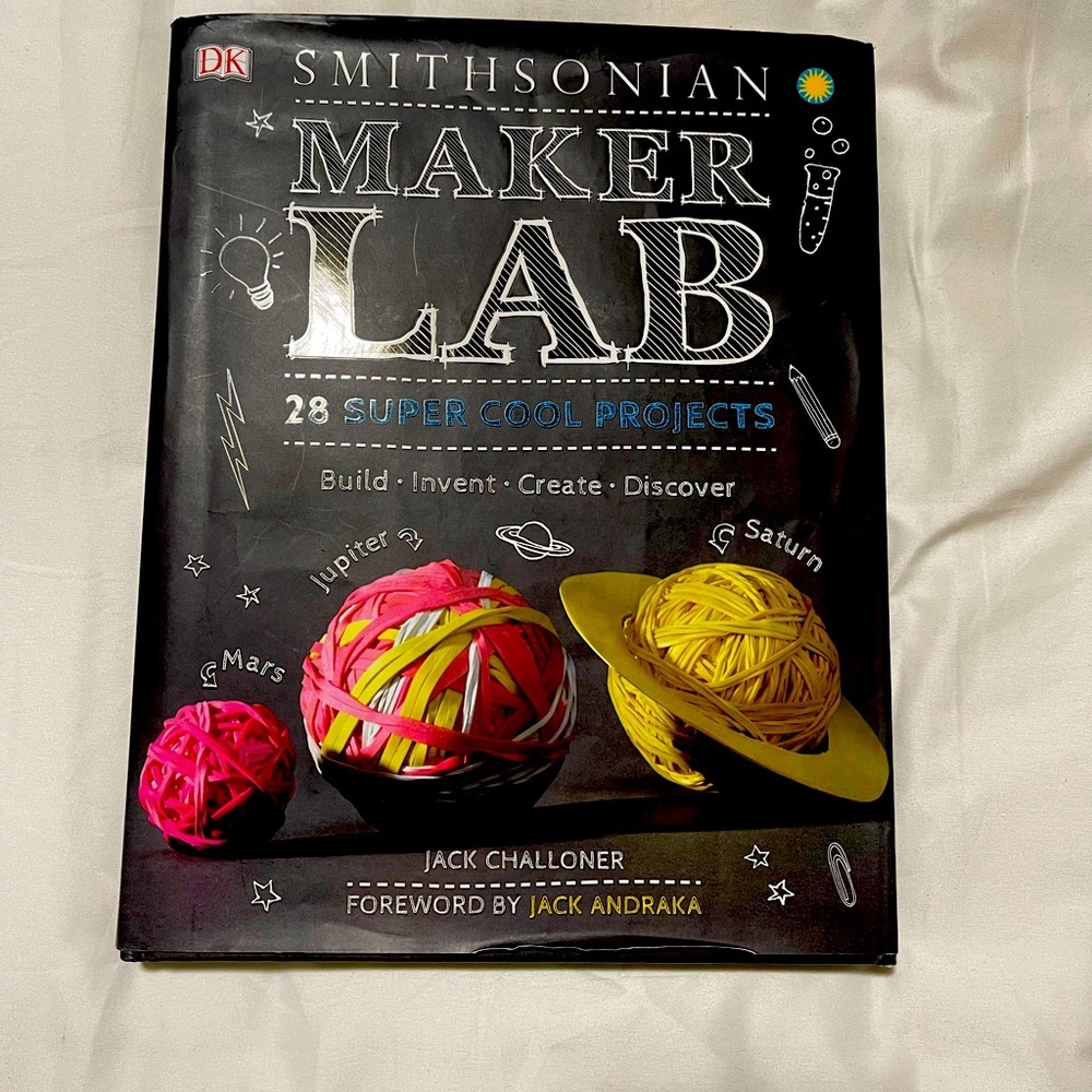 Maker lab activity hardcover book